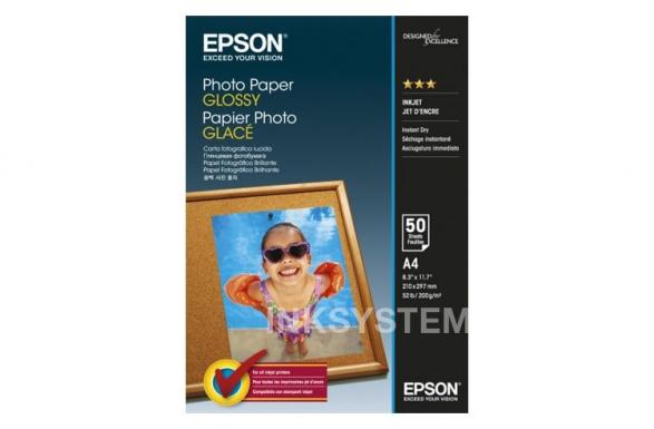Глянцевая фотобумага Epson Glossy Photo Paper A4, 200g, 50 листов
