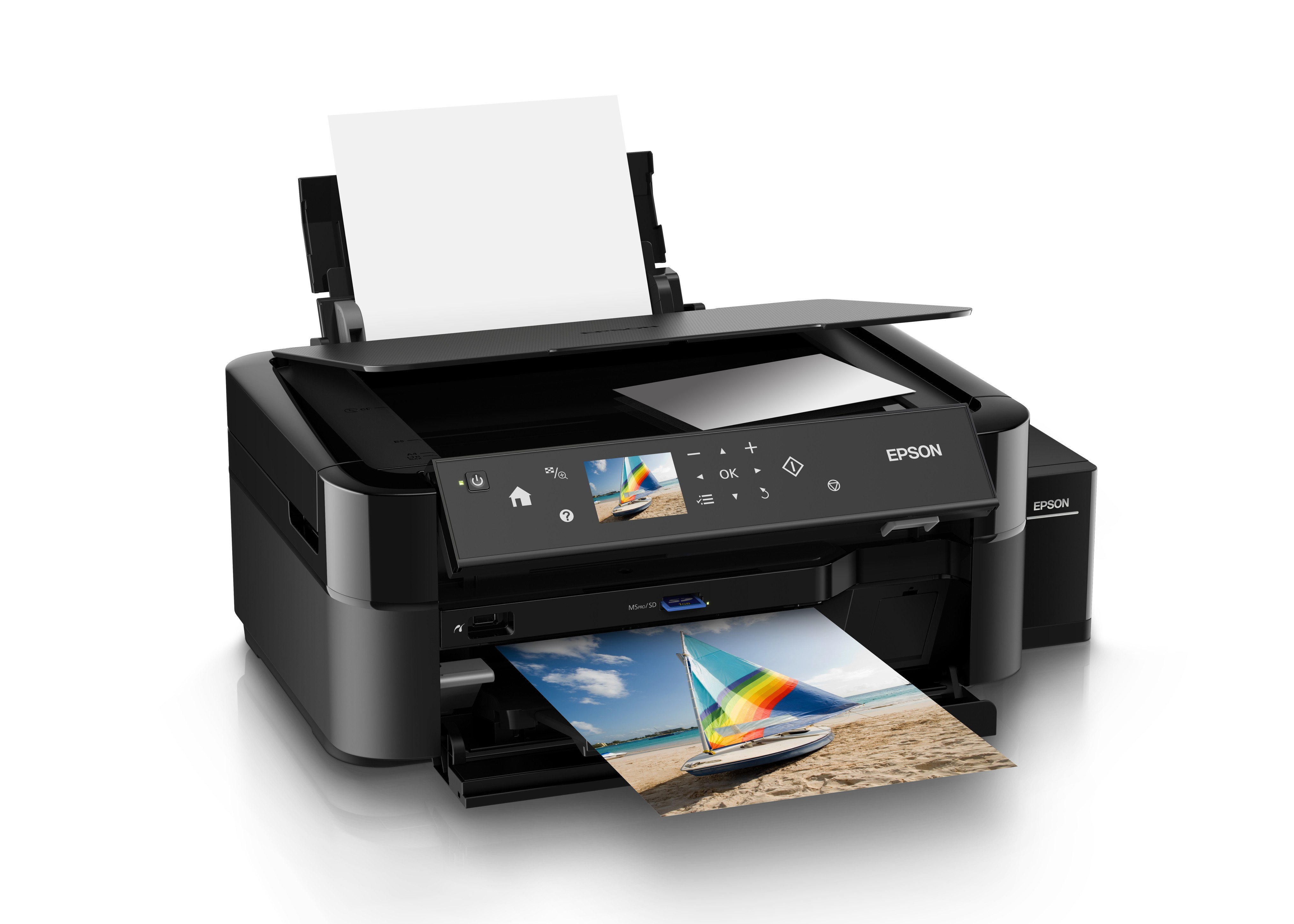 Принтеры печатающие без чернил. C11ce31402 МФУ Epson l850. Принтер Epson l850. Принтер Эпсон 850. МФУ струйный Epson l850.