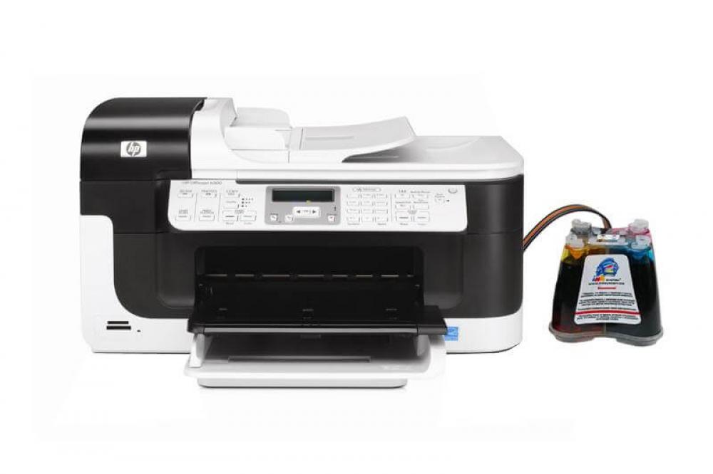 изображение МФУ HP OfficeJet 6500A с СНПЧ и чернилами - изображение 1