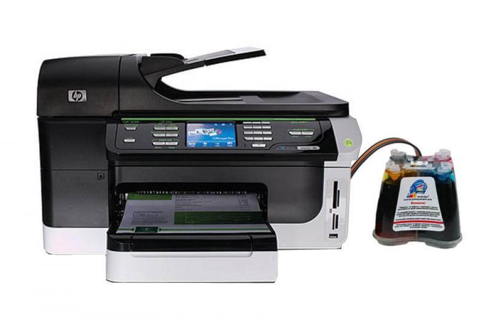 изображение МФУ HP OfficeJet 8500A с СНПЧ и чернилами - изображение 1