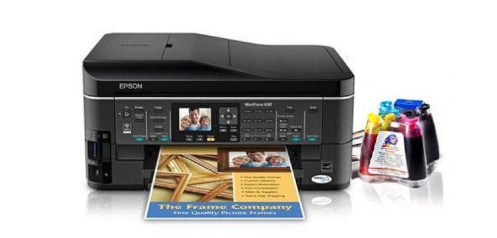 изображение МФУ Epson WorkForce 630 с СНПЧ и чернилами - изображение 1