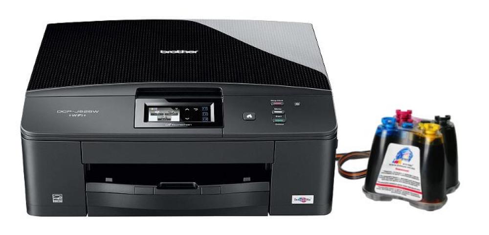 изображение МФУ Brother DCP-J525W с СНПЧ и чернилами - изображение 1