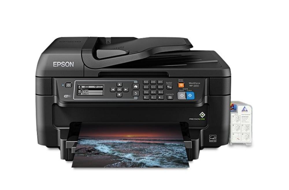 изображение МФУ Epson Workforce WF-2650 Refurbished by Epson с СНПЧ и чернилами - изображение 1