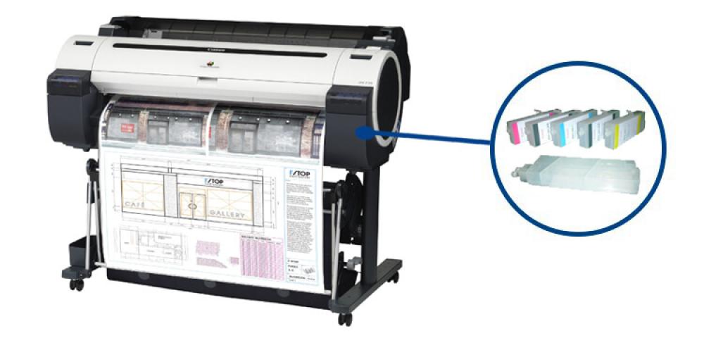 Плоттер Canon imagePROGRAF IPF770 с ПЗК - изображение 1
