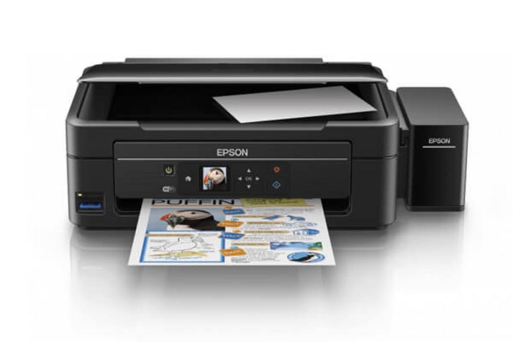 Фото МФУ Epson L486 с оригинальной СНПЧ и чернилами INKSYSTEM - изображение 1