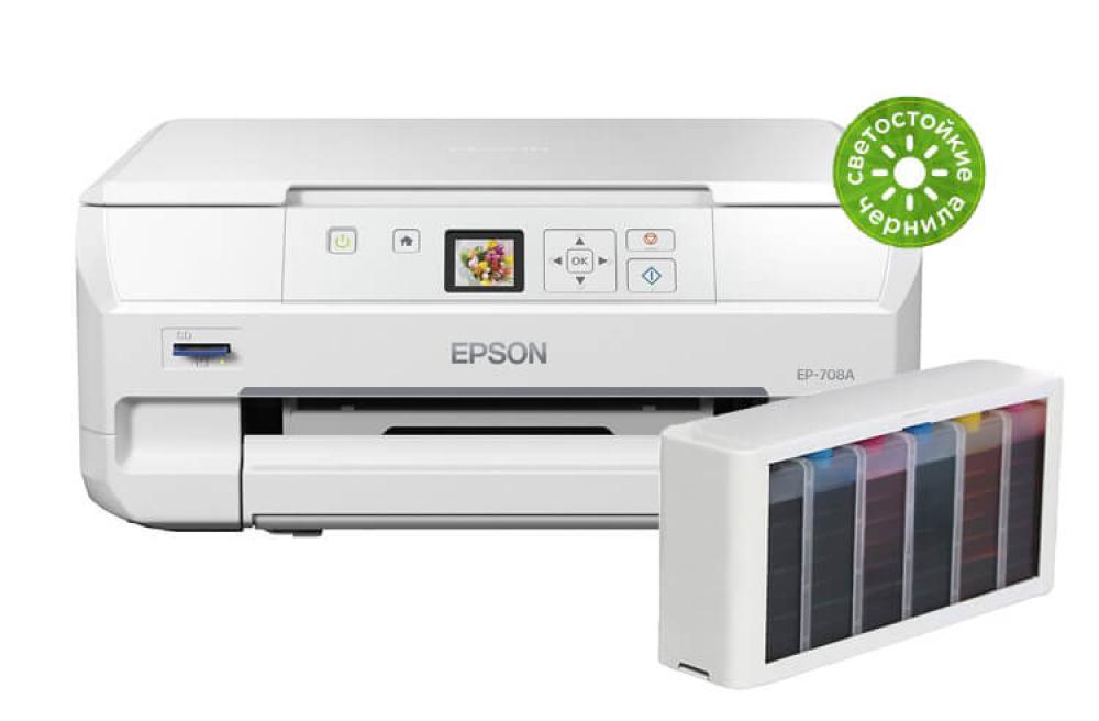 Фото МФУ Epson Colorio EP-708A с СНПЧ - изображение 1