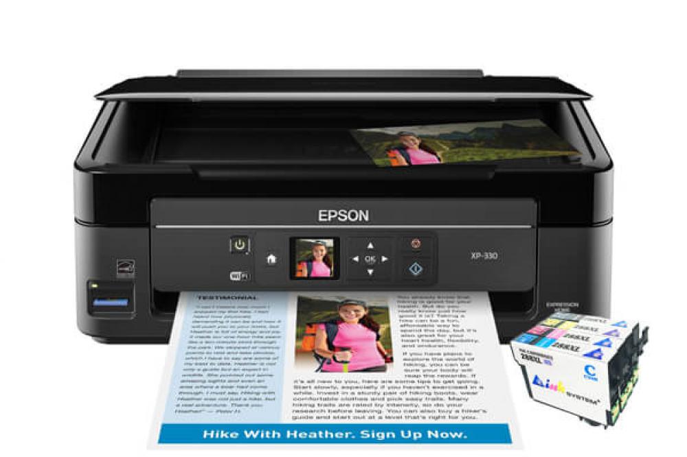 Фото МФУ Epson Expression Home XP-330 с картриджами INKSYSTEM - изображение 1