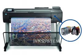 Плоттер HP Designjet T730 36" с СНПЧ и чернилами