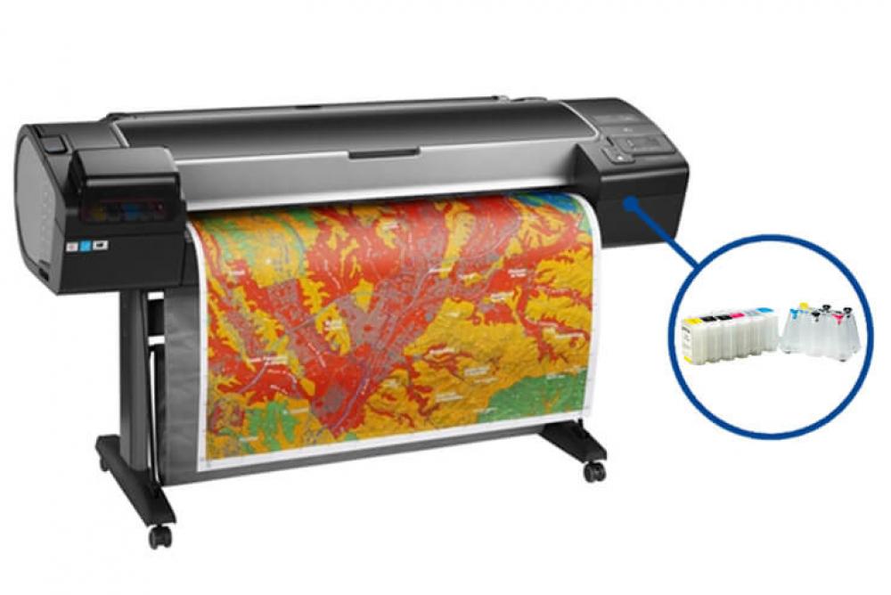 Плоттер HP DesignJet Z5600 с СНПЧ - изображение 1