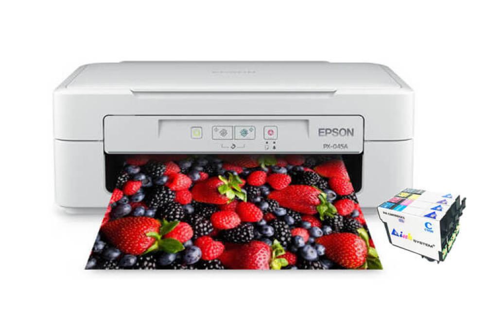 Фото МФУ Epson Colorio PX-045A с картриджами INKSYSTEM - изображение 1