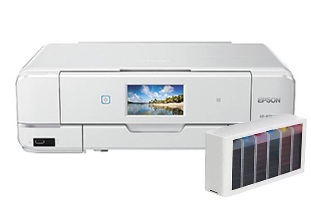 МФУ Epson Colorio EP-979A3 с СНПЧ и чернилами - изображение 1