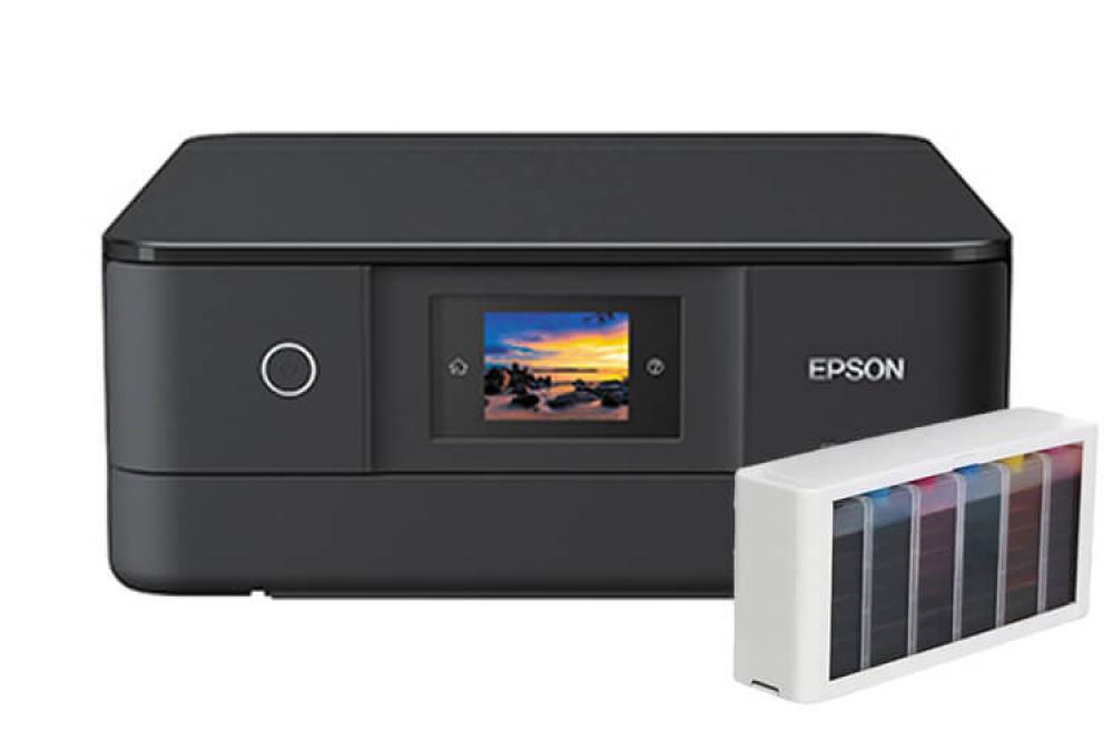 МФУ Epson Colorio EP-879AW/AB/AR с СНПЧ и чернилами - изображение 1