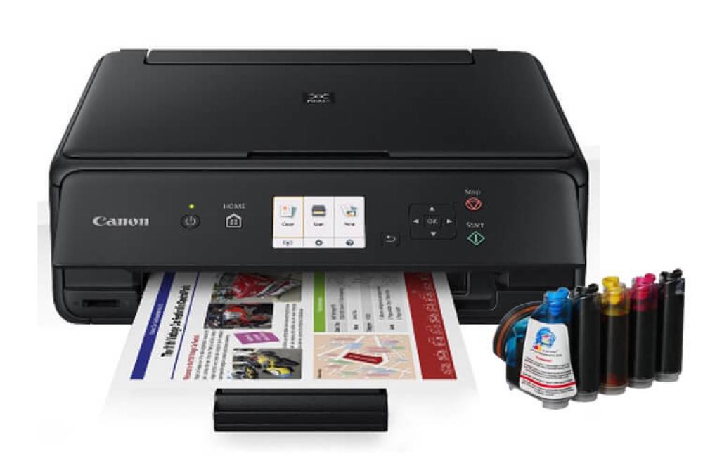 МФУ Canon PIXMA TS5040 с СНПЧ и чернилами - изображение 1