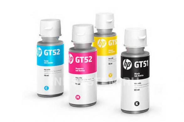 фото Оригинальные чернила для HP DeskJet GT 5810 (70 мл, 4 цвета)
