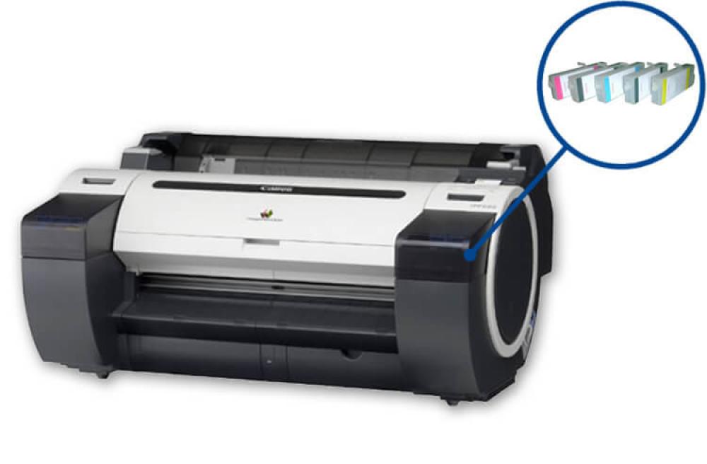 Плоттер Canon imagePROGRAF IPF680 с ПЗК и чернилами (без стенда) - изображение 1