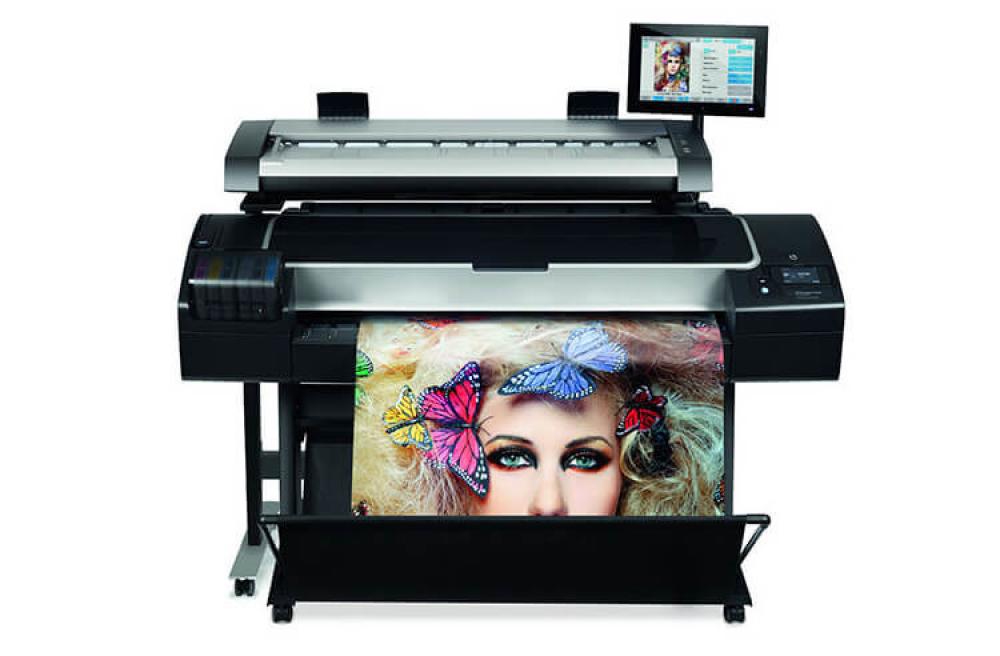 Плоттер HP DesignJet HD Pro 44" с СНПЧ и чернилами - изображение 1