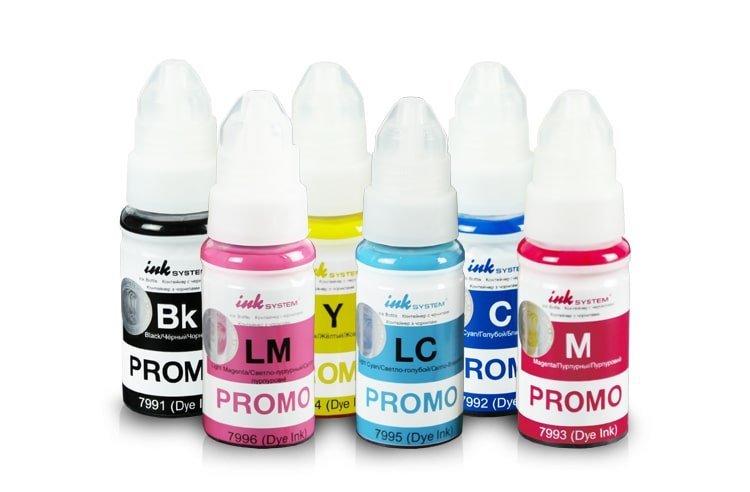 изображение Чернила INKSYSTEM для фотопечати на Epson 70 мл (6 цветов)