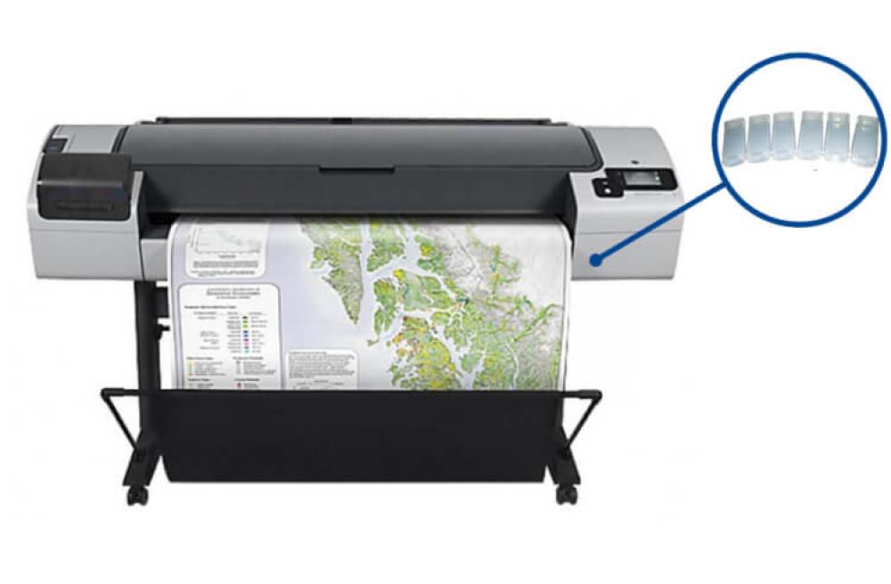 Плоттер HP DesignJet T795 44" с ПЗК и чернилами - изображение 1