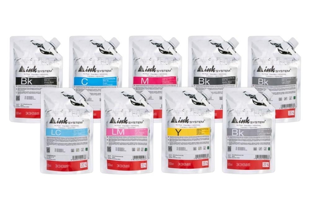 изображение Комплект ультрахромных чернил INKSYSTEM для Epson SC-P600 500 мл. (9 цветов) - изображение 1