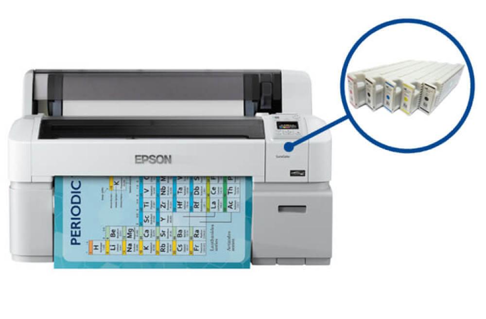 Плоттер Epson SureColor SC-T3200 Refurbished с ПЗК и чернилами (без стенда) - изображение 1