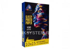 Глянцевая фотобумага INKSYSTEM Glossy Photo Paper 180g, 10x15, 100 листов