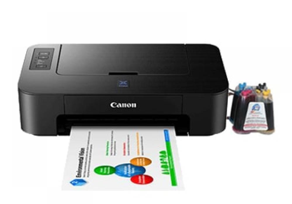 Принтер Canon PIXMA E204 с СНПЧ и чернилами - изображение 1