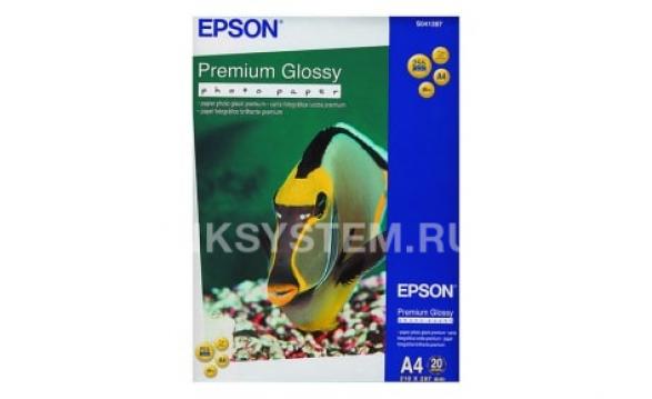 фото Глянцевая фотобумага  Epson Premium Glossy A4 255g 20 листов