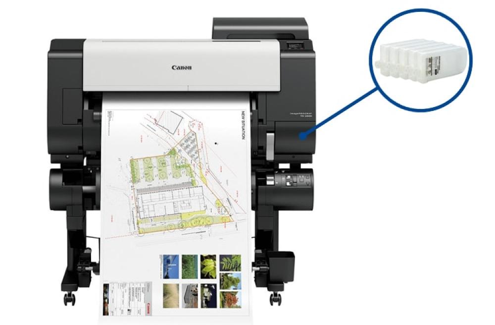 Плоттер Canon imagePROGRAF iPF TX-2000 с ПЗК и чернилами - изображение 1