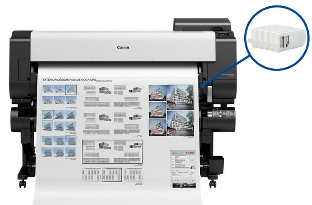 Плоттер Canon imagePROGRAF iPF TX-4000 с ПЗК и чернилами - изображение 1