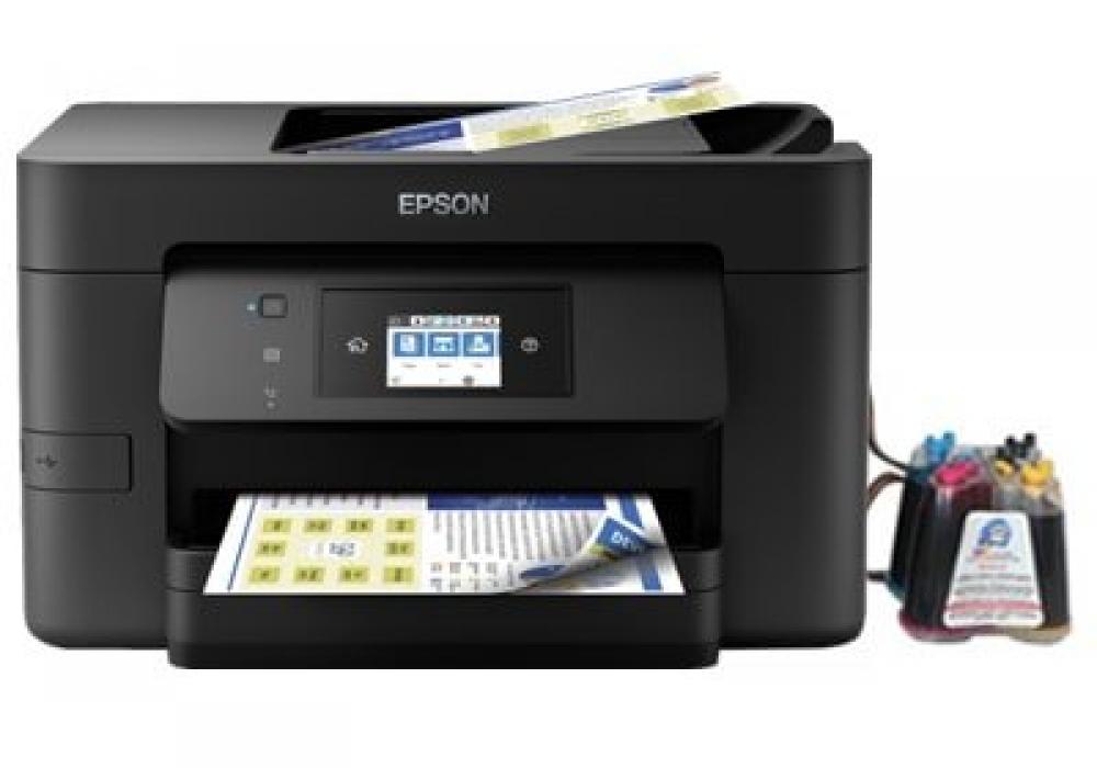 МФУ Epson WorkForce Pro WF-3725DWF с СНПЧ и чернилами - изображение 1