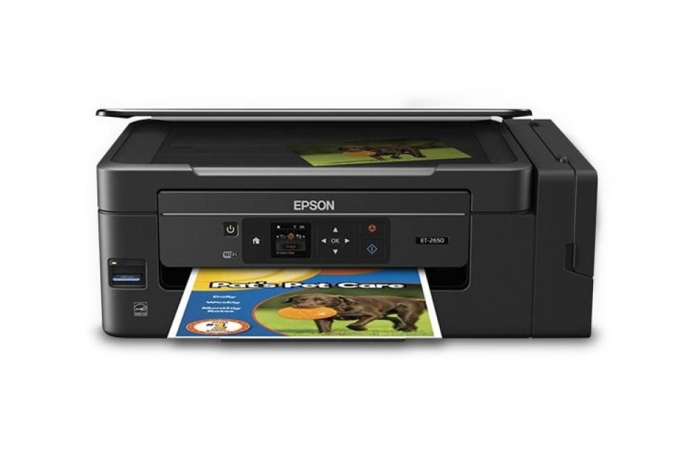 МФУ Epson Expression EcoTank ET-2650 с оригинальной СНПЧ и чернилами - изображение 1