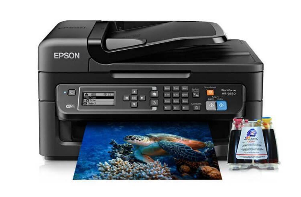 МФУ Epson Workforce WF-2630 с СНПЧ и сублимационными чернилами - изображение 1