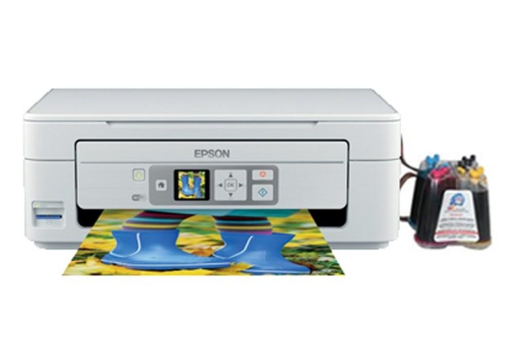МФУ Epson Expression Home XP-355 с СНПЧ и чернилами - изображение 1