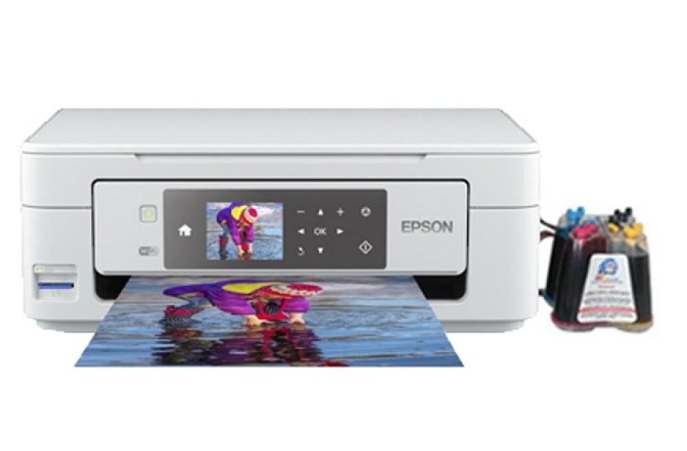 МФУ Epson Expression Home XP-455 с СНПЧ и чернилами - изображение 1
