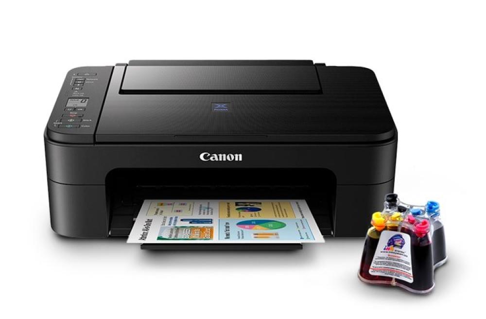 МФУ Canon PIXMA E3140 с СНПЧ и чернилами - изображение 1