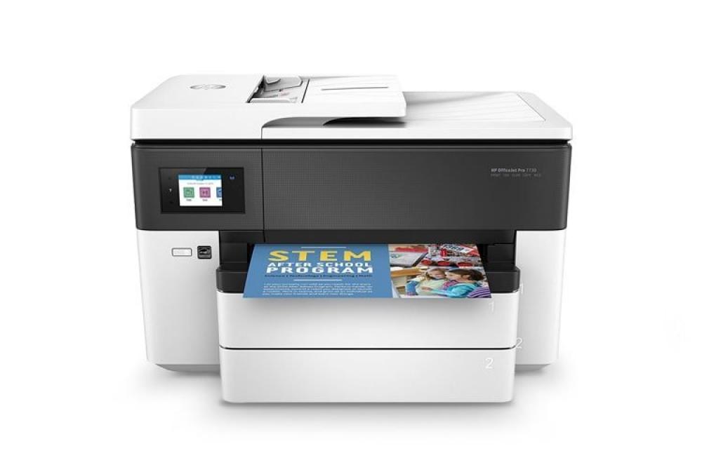 МФУ HP OfficeJet Pro 7730 с ПЗК и чернилами - изображение 1