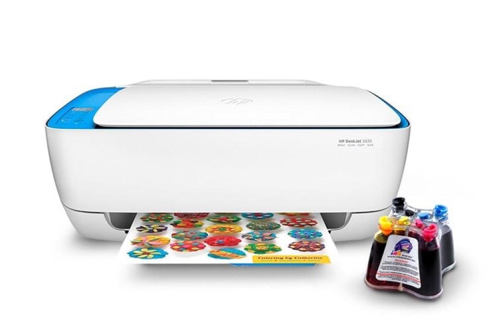 МФУ HP DeskJet 3639 с СНПЧ и чернилами - изображение 1