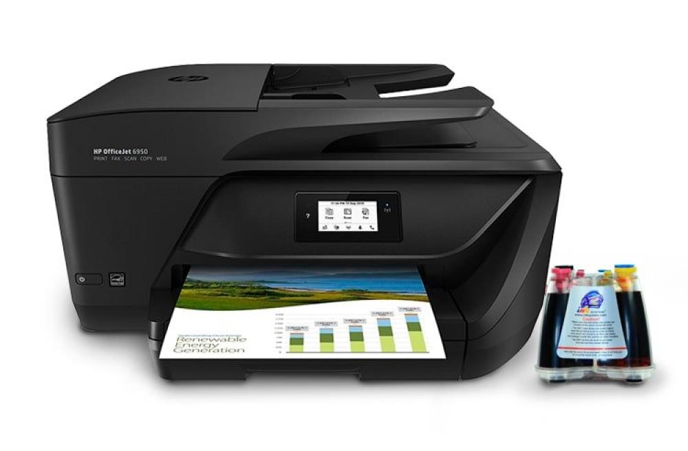 МФУ HP OfficeJet Pro 6950 с СНПЧ и чернилами - изображение 1