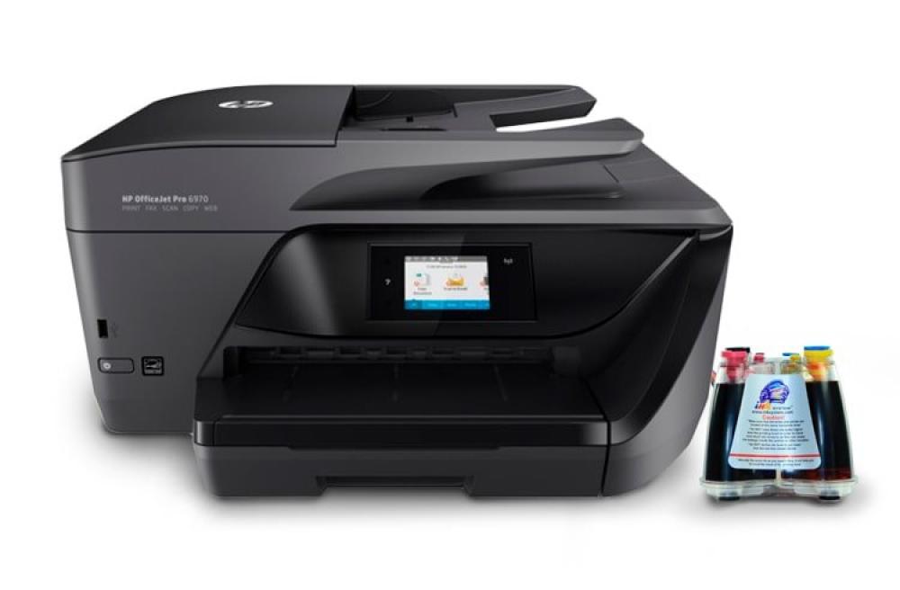 МФУ HP OfficeJet Pro 6970 с СНПЧ и чернилами - изображение 1
