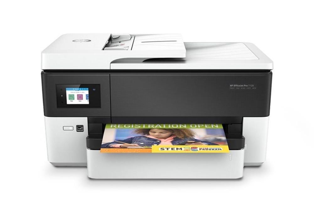 МФУ HP OfficeJet Pro 7720 с ПЗК и чернилами - изображение 1