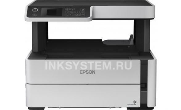 изображение МФУ Epson M2140 оригинальной СНПЧ  и чернилами