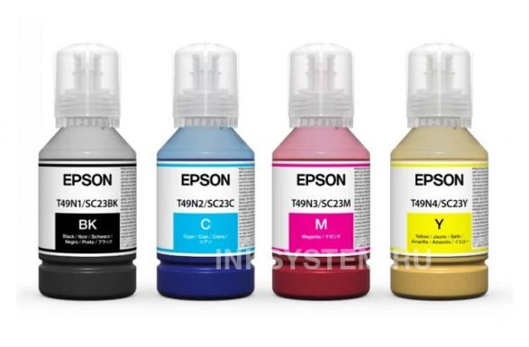 Оригинальные чернила для Epson SC-T3100X (140мл, 4 цвета)