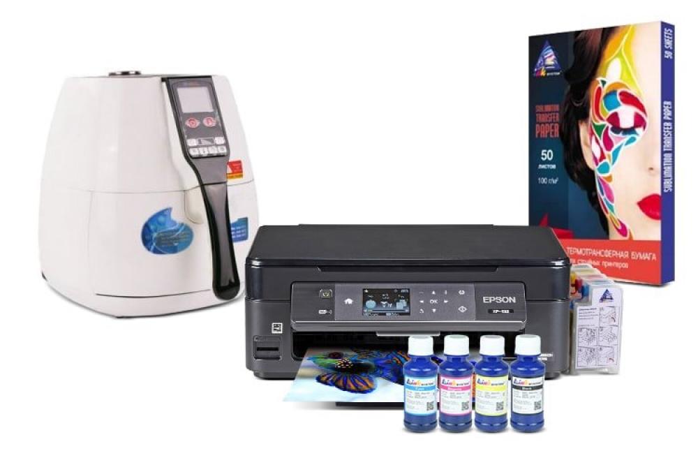 Вакуумный термопресс HeatPress V-02 3D Mini и МФУ Epson XP-452 с набором для сублимационной печати - изображение 1