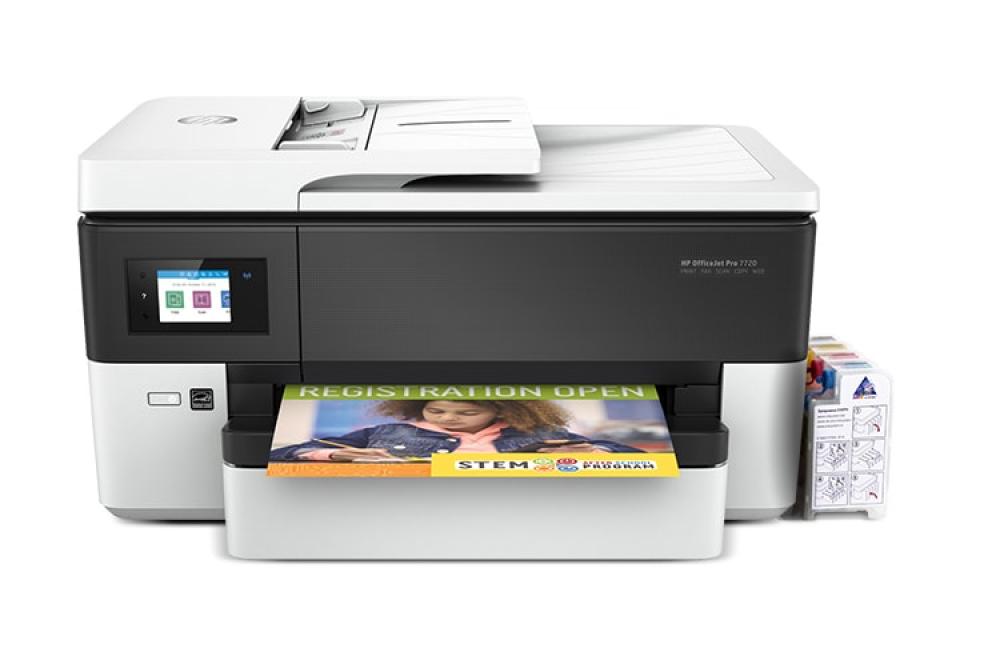 МФУ HP OfficeJet Pro 7720 с СНПЧ и чернилами - изображение 1