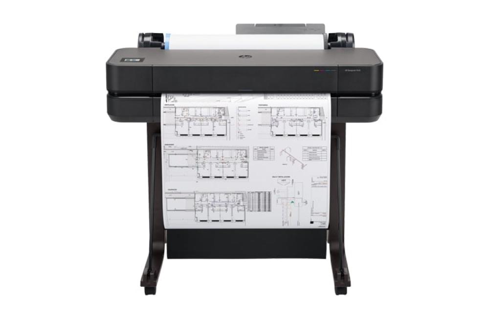 Плоттер HP Designjet T630 24" с СНПЧ и чернилами - изображение 1