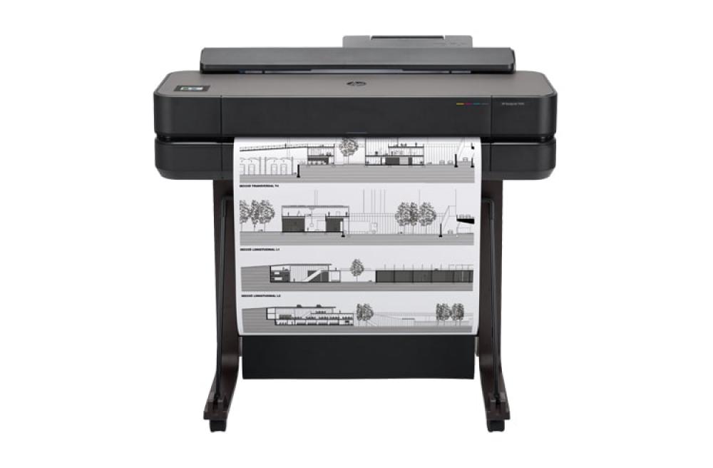 Плоттер HP Designjet T650 24" с СНПЧ и чернилами - изображение 1