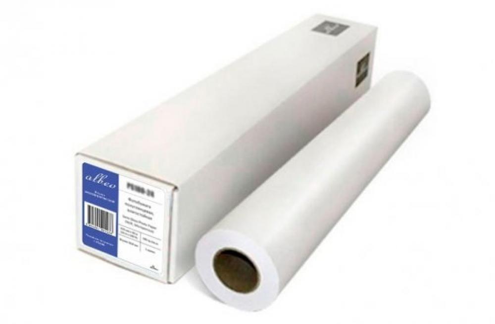 Бумага Albeo InkJet для плоттеров 80г/м2 (297мм), рулон 45 метров, мультипак 2 рулона (Z80-11-2) - изображение 1