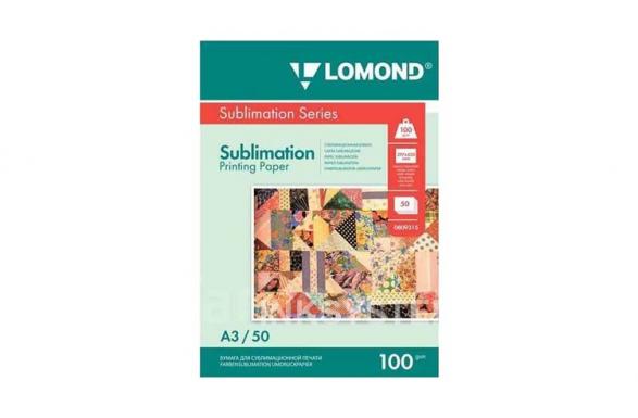 Сублимационная бумага  Lomond Sublimation A3 (100g) 50 листов (0809315)