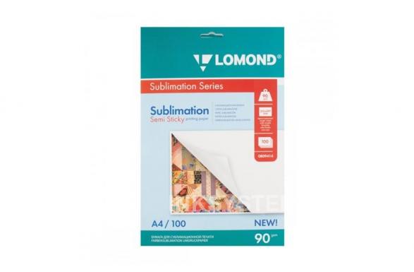 Сублимационная бумага Lomond Sublimation A4 (100g) 100 листов, липкая (809414)