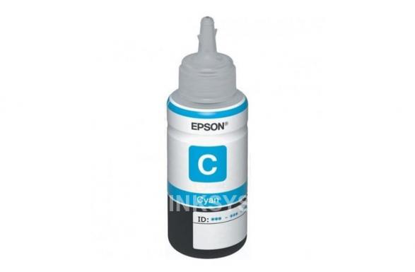 Оригинальные чернила для Epson T673 Cyan (70 мл)